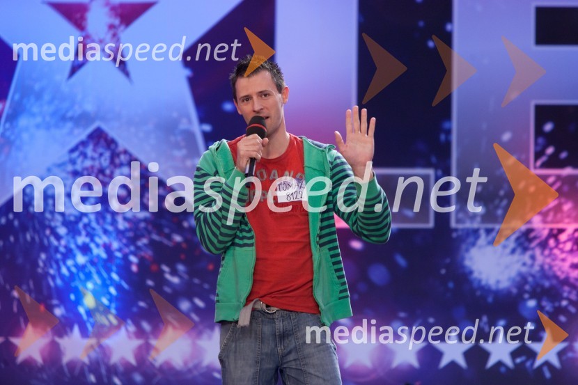 Tomaž CasermanSlovenija ima talent, tretja avdicija