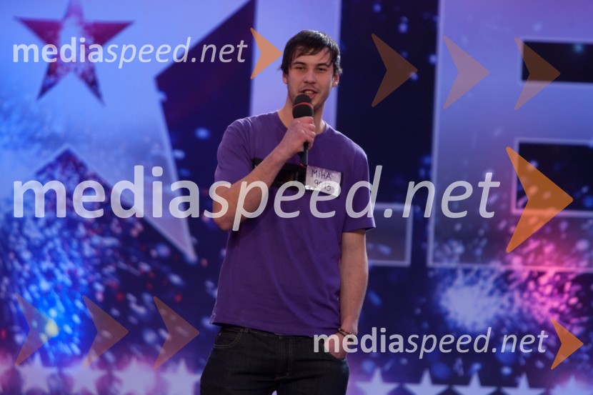 Miha GostečnikSlovenija ima talent, tretja avdicija