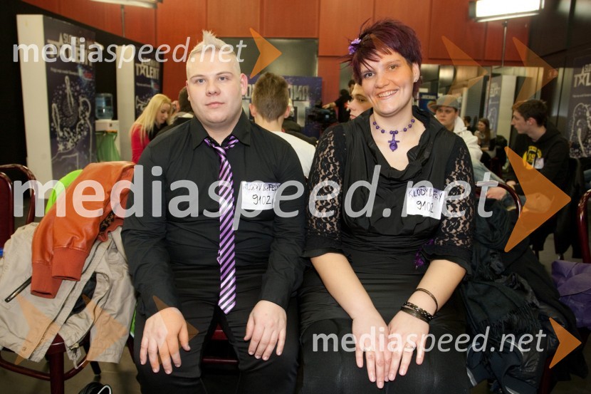 Feliks Ivšek; Klavdija PustišekSlovenija ima talent, tretja avdicija