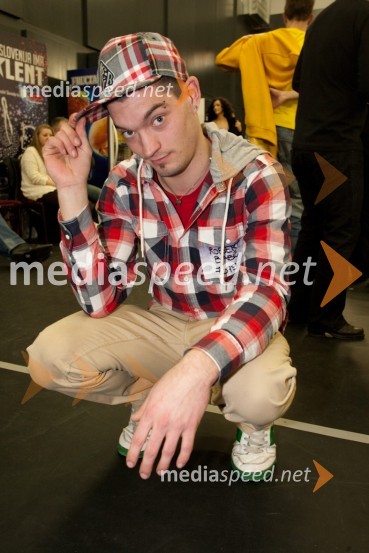 Robert BabičSlovenija ima talent, tretja avdicija