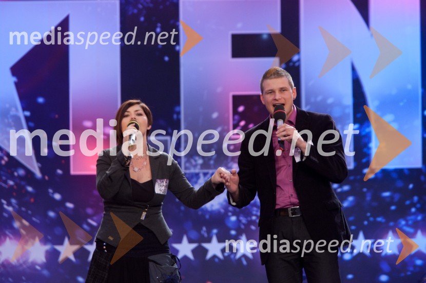 Alja Mehtig; Branko HostnikSlovenija ima talent, tretja avdicija