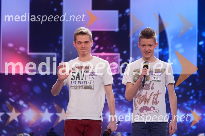 Matej Štruklec; Luka ŠtruklecSlovenija ima talent, tretja avdicija