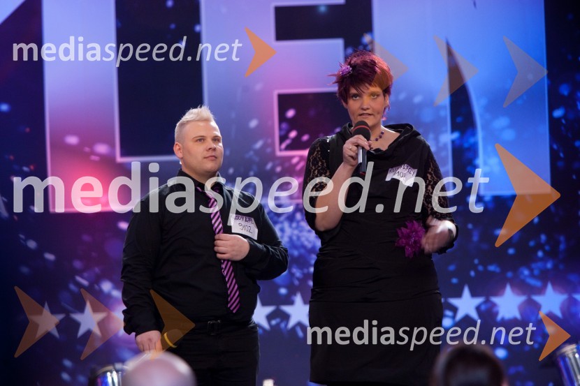 Feliks Ivšek; Klavdija PustišekSlovenija ima talent, tretja avdicija
