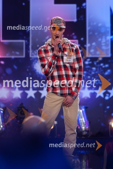 Robert BabičSlovenija ima talent, tretja avdicija