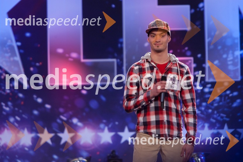 Robert BabičSlovenija ima talent, tretja avdicija
