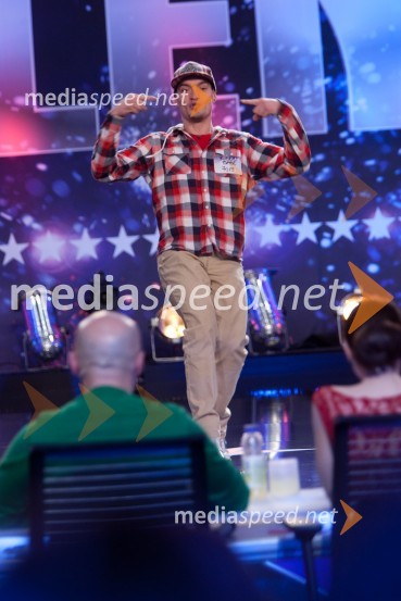 Robert BabičSlovenija ima talent, tretja avdicija