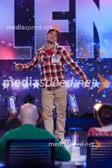 Robert BabičSlovenija ima talent, tretja avdicija