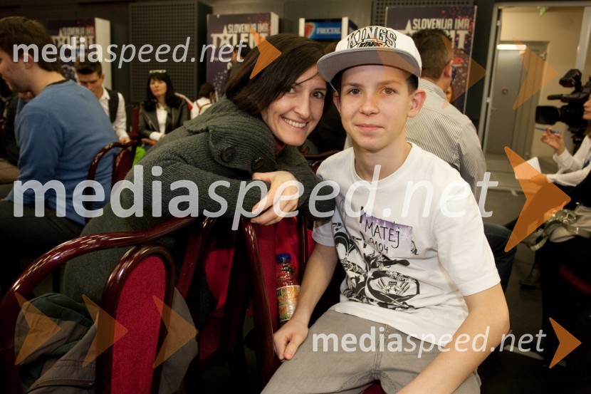 Kristina Ferel; Matej FerličSlovenija ima talent,druga avdicija