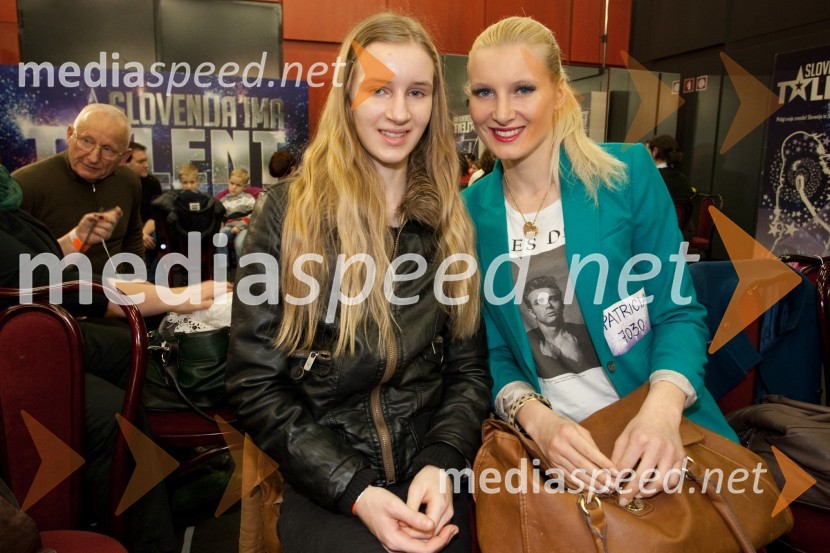 Larisa Peklar; Patricia PeklarSlovenija ima talent,druga avdicija