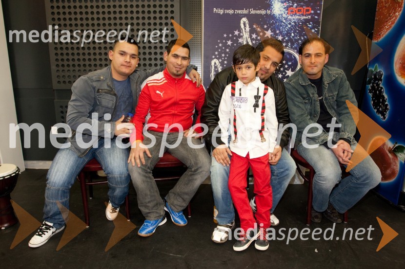 Andrej Šarkezi; Andrej Šarkezi; Lisandro Šarkezi; Mirko Šarkezi; Goran ŠarkeziSlovenija ima talent,druga avdicija