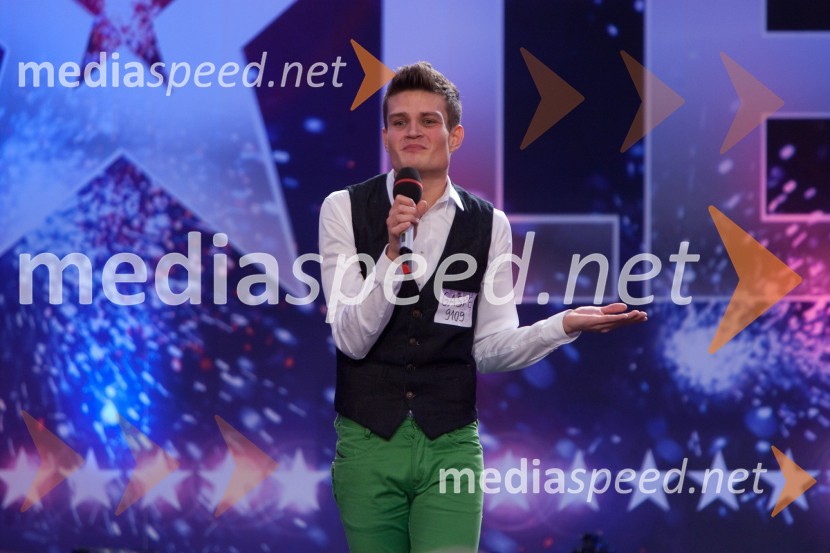 Gašper OblakSlovenija ima talent,druga avdicija