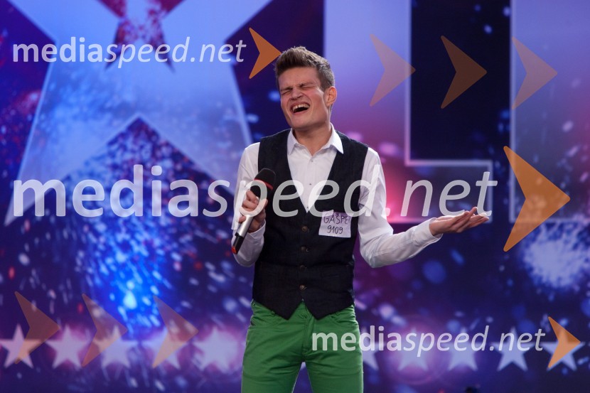 Gašper OblakSlovenija ima talent,druga avdicija