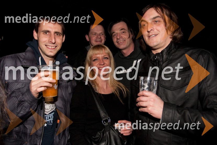 Denis Murat; Tanja Štrasberger; Dejan Šega; Borut Šega; Mitja DrevenšekPartibrejkers, 30 let in Majke, promocija albuma Teške boje