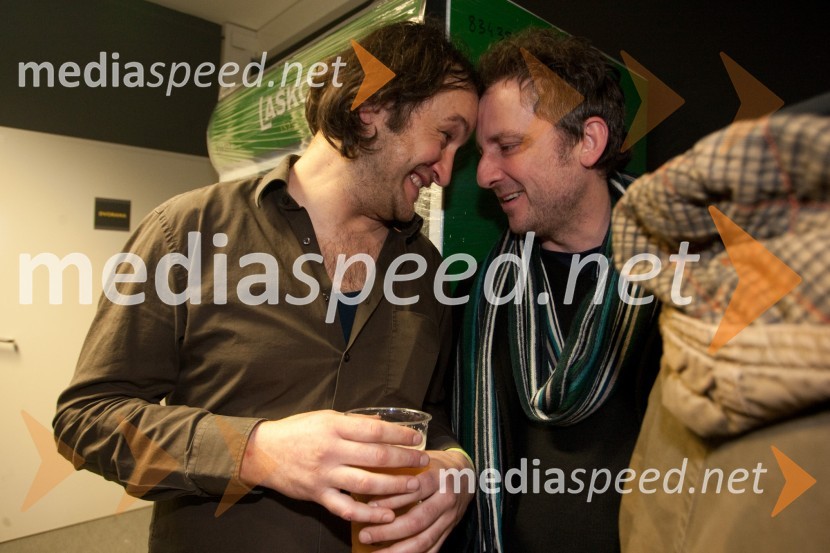  Vlado Mihajlovič, oraganizator koncerta; Zoran Benčič, Res NulliusPartibrejkers, 30 let in Majke, promocija albuma Teške boje