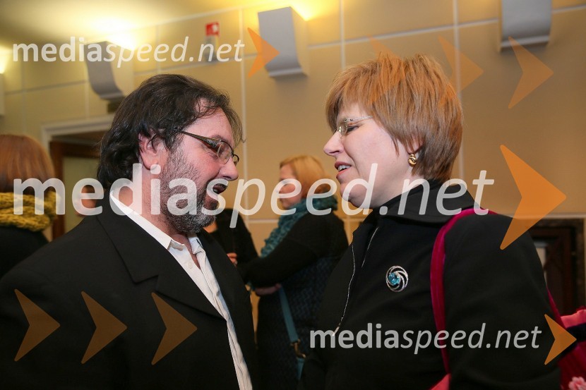 Renato Jenček, igralec; Tina Mahkota, prevajalkaNajvečji frajer zahodnega sveta, premiera SLG Celje