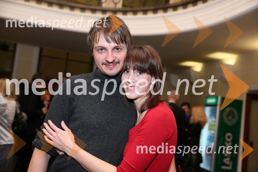 Blaž Setnikar, igralec; Nina Rakovec, igralkaNajvečji frajer zahodnega sveta, premiera SLG Celje