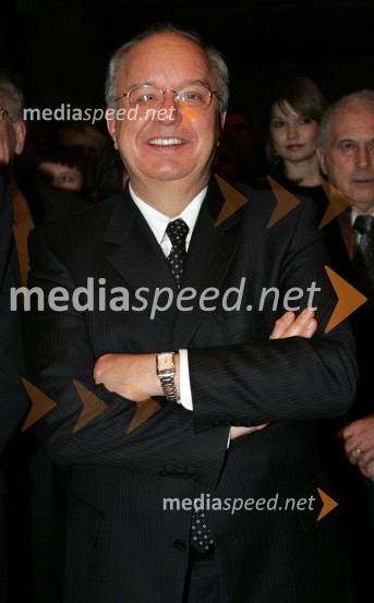 Andrej Bajuk, minister za financePredsedniški sprejem za novinarje