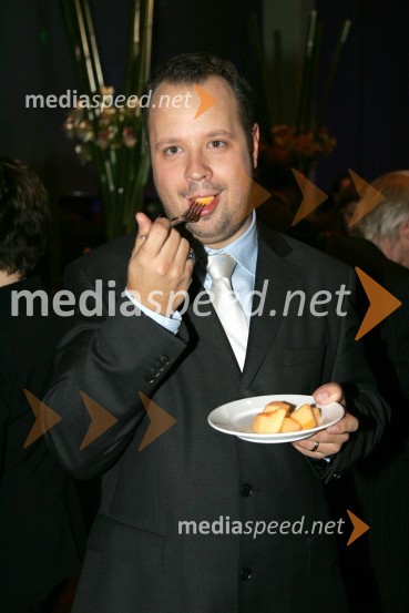 Mark Žitnik, voditelj na TV PaprikaPredsedniški sprejem za novinarje