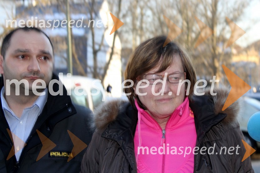 Hilda Tovšak, direktorica podjetja Vegrad d.d.Hilda Tovšak privedena k preiskovalnemu sodniku in pridržana