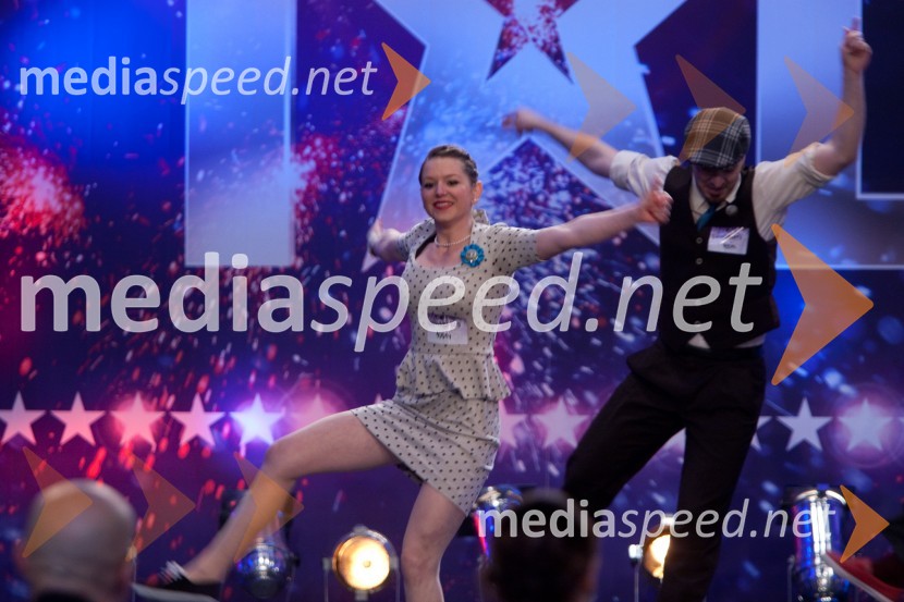 Natalija Pravdič;&nbsp; Luka RavnjakSlovenija ima talent, četrta avdicija