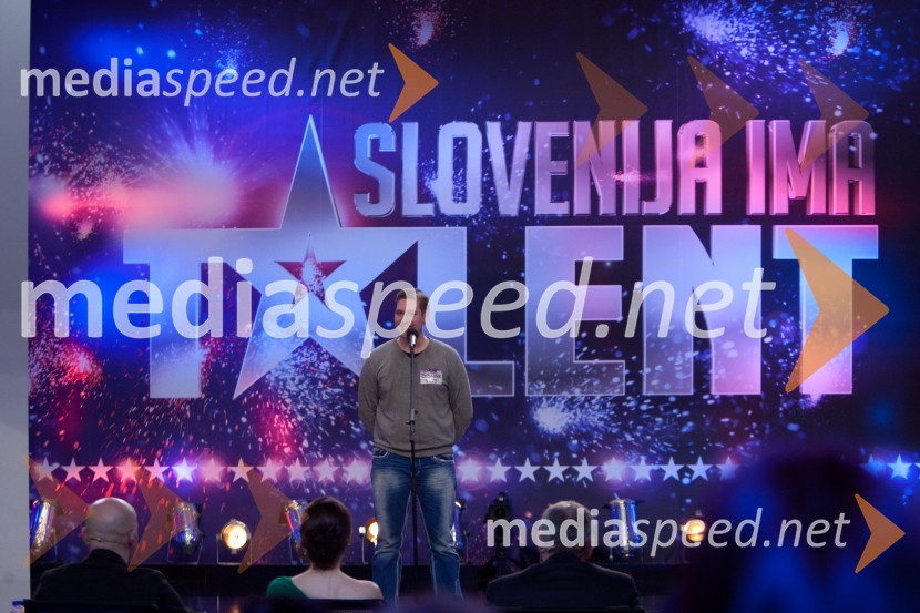 Miha ZobavnikSlovenija ima talent, četrta avdicija