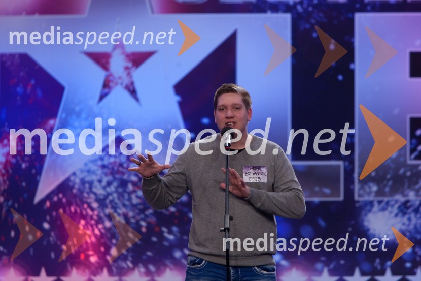 Miha ZobavnikSlovenija ima talent, četrta avdicija