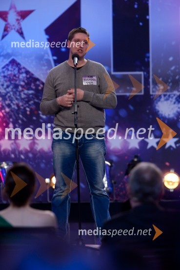 Miha ZobavnikSlovenija ima talent, četrta avdicija