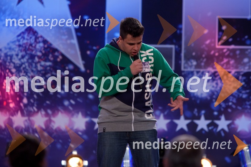 Salem Begič AhmetagičSlovenija ima talent, peta avdicija