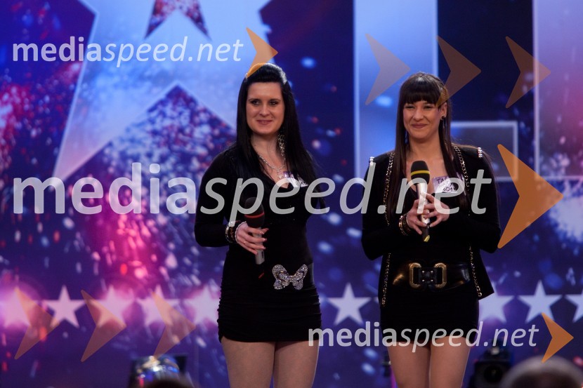 Anastazija Caf; Nastja GaberSlovenija ima talent, peta avdicija