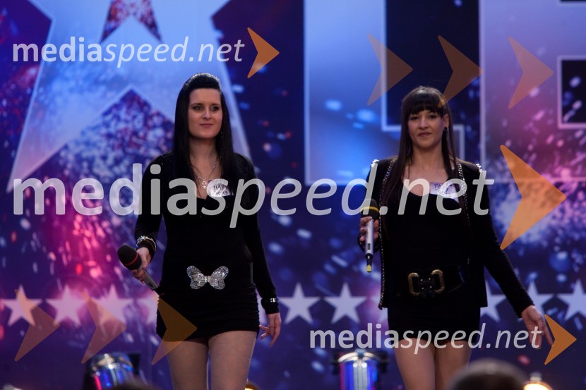 Anastazija Caf; Nastja GaberSlovenija ima talent, peta avdicija