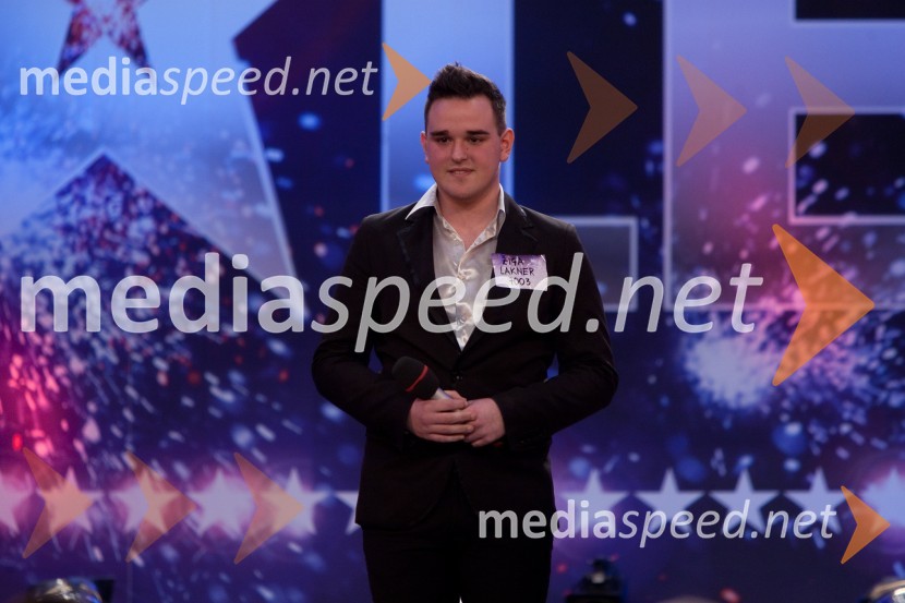 Žiga LaknerSlovenija ima talent, peta avdicija