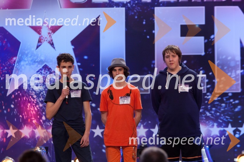 Andrej Ploj; Matej Baša; Erik MiklavčičSlovenija ima talent, peta avdicija