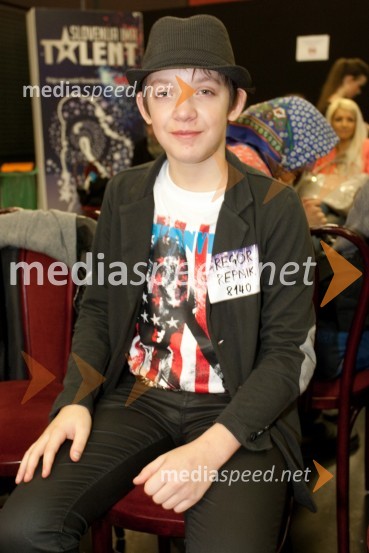 Gregor RepnikSlovenija ima talent, šesta avdicija