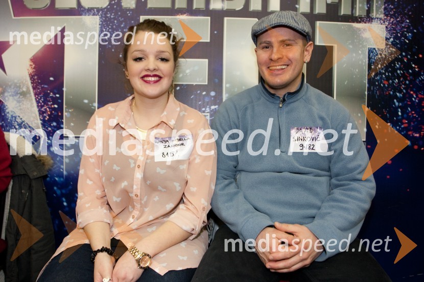 Nastja Isabella Zahour; David SinkovičSlovenija ima talent, šesta avdicija
