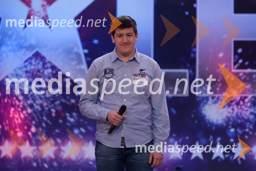 Matjaž ŽnidaršičSlovenija ima talent, šesta avdicija