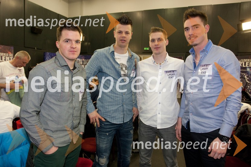 Kvartet LagapiSlovenija ima talent, šesta avdicija