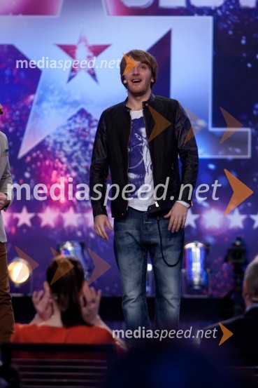 Matej Puc, voditeljSlovenija ima talent, šesta avdicija