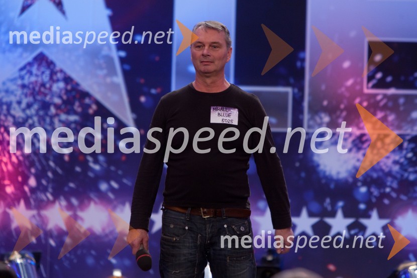 Mihael BllueSlovenija ima talent, šesta avdicija