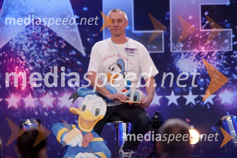 Bojan KocbekSlovenija ima talent, šesta avdicija