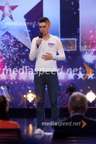 Matej KomljenSlovenija ima talent, šesta avdicija