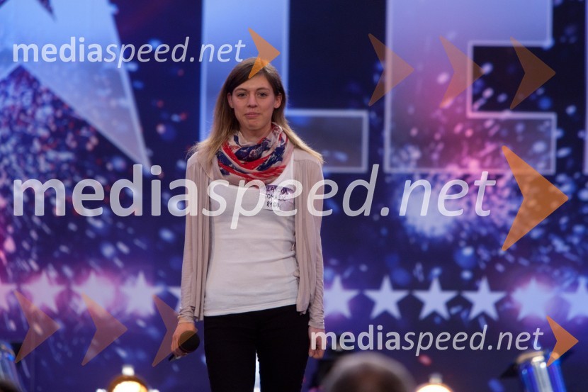 Klavdija TomažičSlovenija ima talent, šesta avdicija