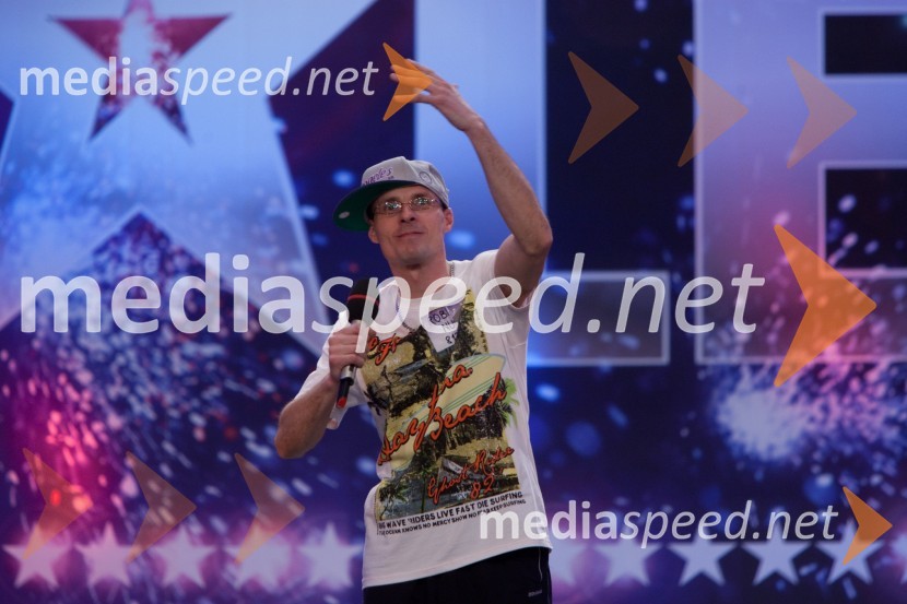 Robi NučičSlovenija ima talent, šesta avdicija