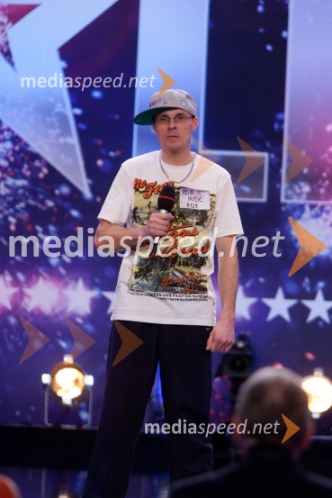 Robi NučičSlovenija ima talent, šesta avdicija