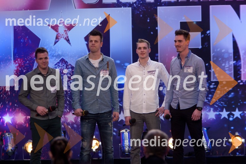 Kvartet LagapiSlovenija ima talent, šesta avdicija