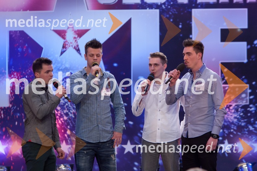 Kvartet LagapiSlovenija ima talent, šesta avdicija