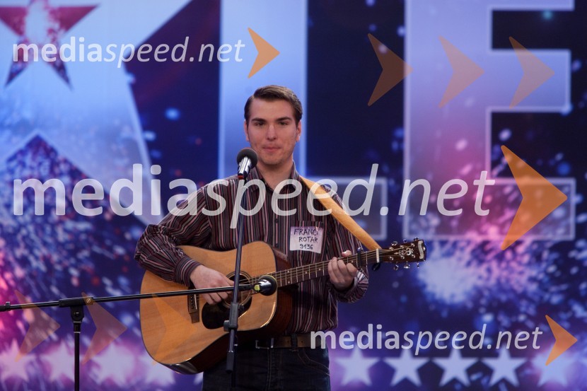 Franci RotarSlovenija ima talent, šesta avdicija