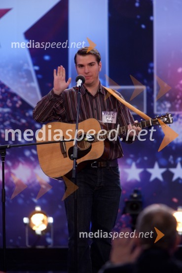 Franci RotarSlovenija ima talent, šesta avdicija