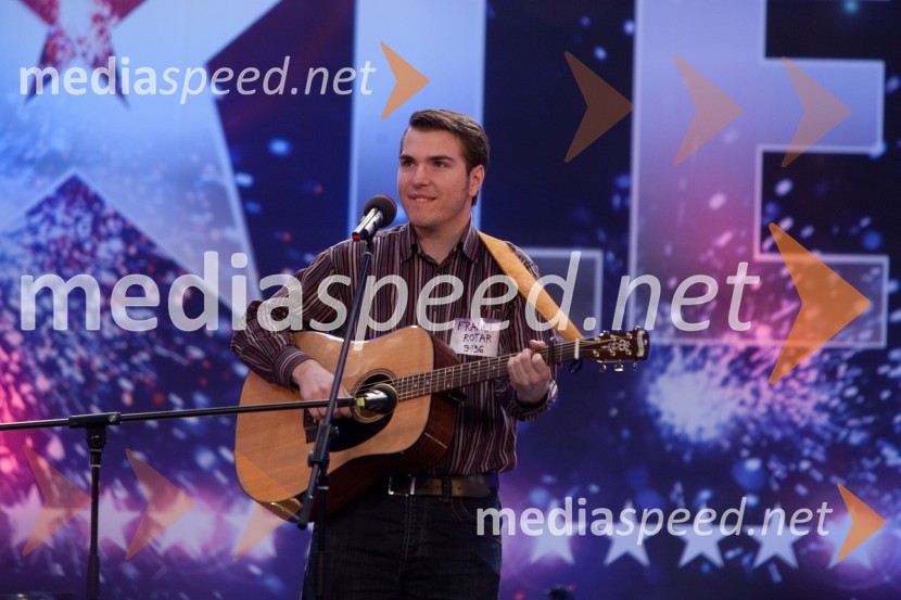 Franci RotarSlovenija ima talent, šesta avdicija