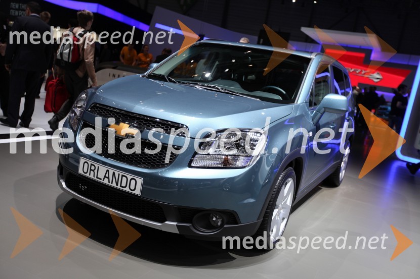 Chevrolet OrlandoA - G, novosti po znamkah na avto salonu Ženeva 2013