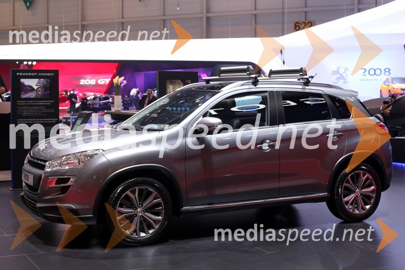 Peugeot 4008H - Q, novosti po znamkah na avto salonu Ženeva 2013